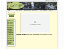 Tablet Screenshot of knursery.com